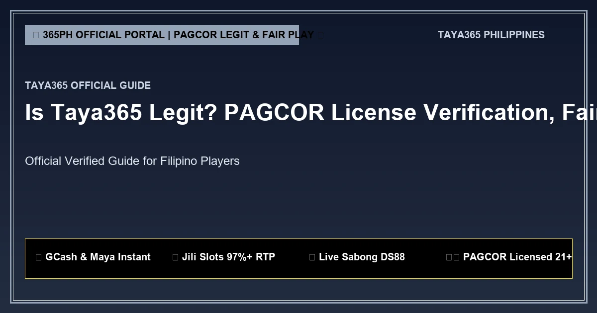 Official Taya365 Philippines taya365 original banner guide displaying real-time gaming interface, GCash cash-out, and 24/7 access on smartphone